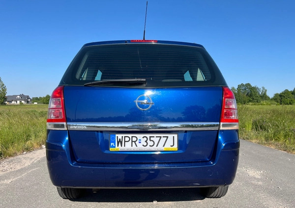 Opel Zafira cena 19500 przebieg: 212000, rok produkcji 2009 z Lubawa małe 742